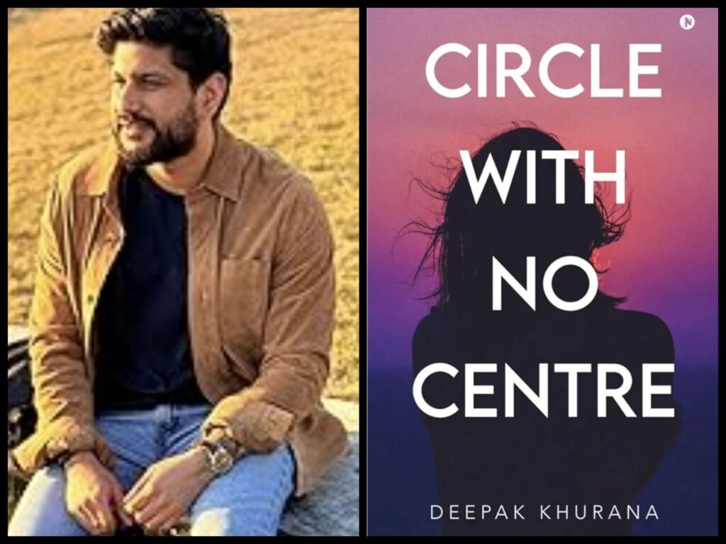 In a single frame we see write at Deepak Khurana and his book"circle with no centre" situationship